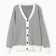 Cardigan female, white color, size One size (44-48)