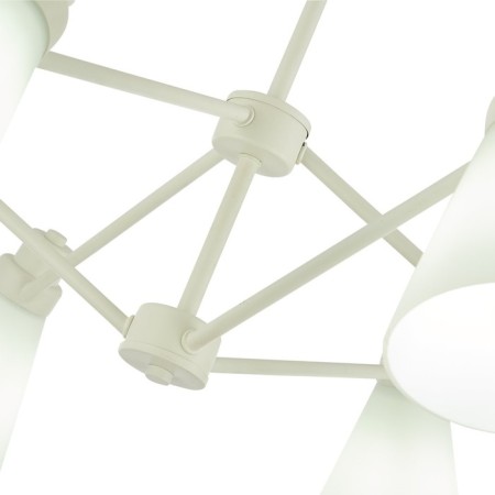 Ceiling EVOLUCE lamp. Sle103502-06. Biane. 6x40 watts, E14, 74x74x42 cm, white color-8