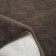 Plush mat Sofi de Marko, size 150x150 cm, chocolate color
