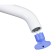 Bronze de Luxe Scandi 1452W sink mixer, single -leaf, pour 134 mm, white