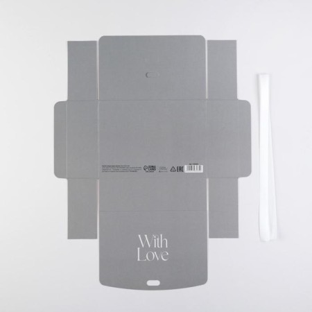 Bearbox Gift Bilateral folding, packaging, "Texture", 16.5 x 12.5 x 5 cm-5