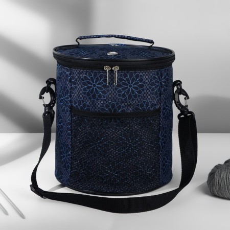 The sheath-sheath "Blue flowers", 2 eyelets, d = 21 × 23 cm, color colorful color-2