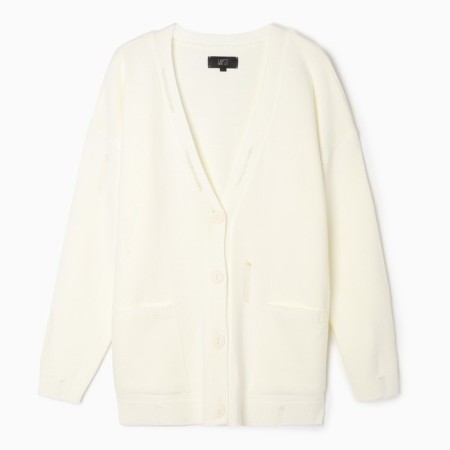 Cardigan Women's MIST with pockets, milk, OneSize (44-48)-6