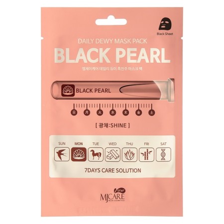 Facial fabric mask with pearl extract MJ Care Daily 25 gr.