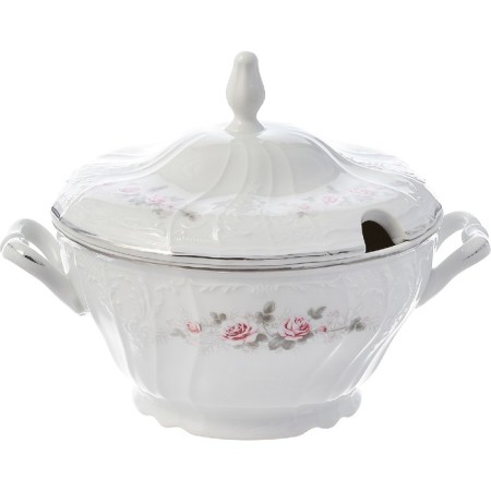 Bernadotte loan, decor "Pale roses, platinum layout", 2.5 liters