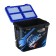 Fisherman winter Ice Fishing box single-section blue (HS-IB-19-FB-1) Helios