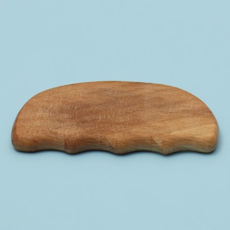 Massage Gaasha "Wave", 9 × 5.5 cm, wooden-5