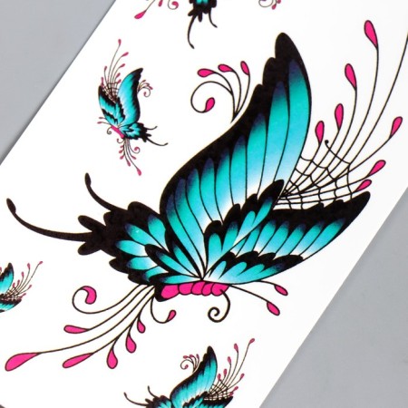 Tattoo on the body Color "Blobes Drawn" mix 10.5x6 cm-3