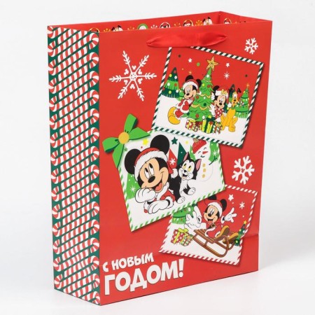 New Year. Gift package, 31x40x11.5 cm, packaging, Mickey Mouse-1