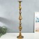 Summary Metal for 1 candle "Micellla" aged bronze 15x15x81.5 cm