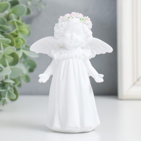 Souvenir Polystone "Baby Angel - Meeting" Snow White "mix 8.5x5x11.3 cm-1