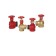 Firefighter valve "Apogee", corner 125 °, grip 50-1, DU 50, clutch-chaap, position sensor