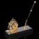 Pen on the stand "sailboat", 16.5 × 6 × 20 cm, with crystals