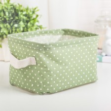 Storage basket with peas 