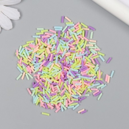 Decor for creativity plastic "Confetti. Pastil" set of 20 g mix