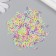 Decor for creativity plastic "Confetti. Pastil" set of 20 g mix