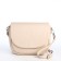 Female bag on a valve, beige color