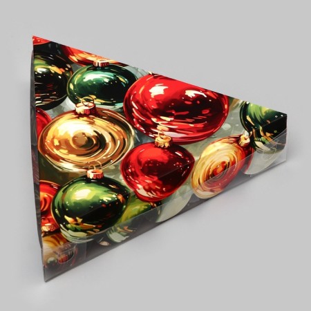 Bearbox, confectionery packaging, "New Year's balls", 18 x 18 x 4 cm, New Year-2