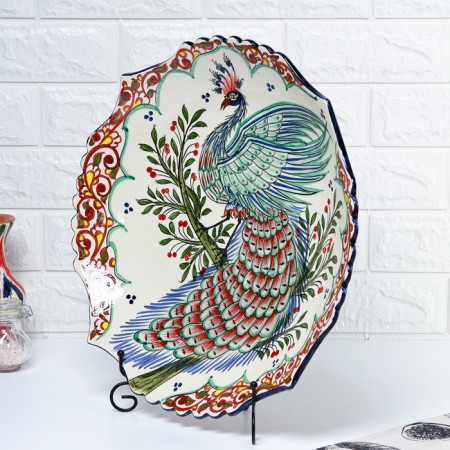 Largan Rishtan ceramics "Bird Bird", 41 cm, corrugated-2