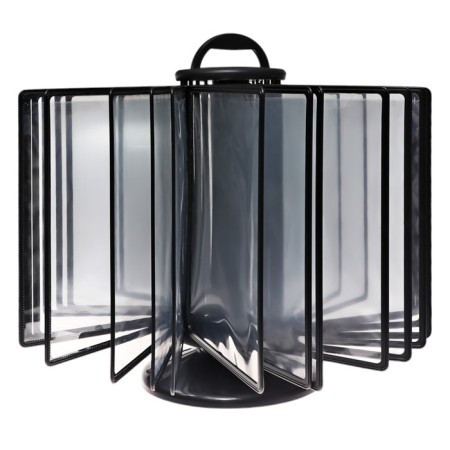 Demosystem Two -rotating on 30 A4 Calligrata panels, black-1