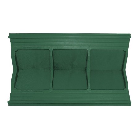 PPK parapet for a fence span, 50 × 28.5 × 2.5 cm, green, “flexible tile”-5