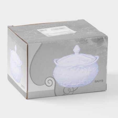 Ceramic “Vintage”, 300 ml, white, white sugar-3