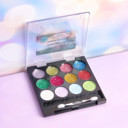 Cosmetics set for girls: shadows, shine, applicator-5