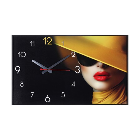Carting clock is wall-mounted, interior "riddle", 57 x 35 x 4 cm, silent-2