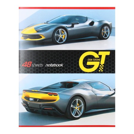 Notebook 48 sheets, in a cage, “Auto -style”, cover coated paper, print paper block, mix-2