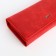 Women's wallet on the button, red color