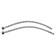 Kitchen mixer Zein Z3745, "Drop", single -leaf, pour height 26 cm, satin