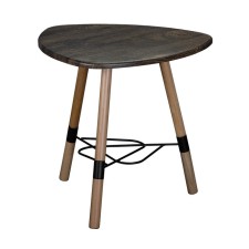 Comeric Lucia table 2104, 505x505x490, black/beech/oak Marron