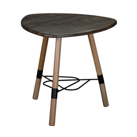 Comeric Lucia table 2104, 505x505x490, black/beech/oak Marron