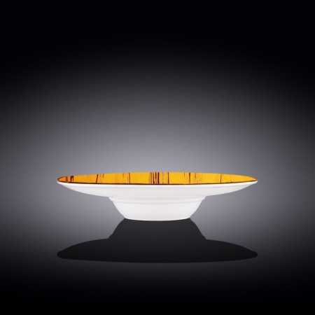 Deep plate Wilmax England Scratch, D = 27 cm, 250 ml, yellow color-1