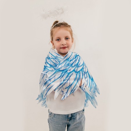 Carnival set "Delicate angel" cape, rim-4