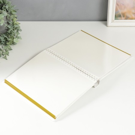 Photo album magnetic on 20 sheets "Classic" white 24x28.5x2.5 cm-2