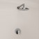 The shower system waserkraft a12629, built-in, tropical shower, brass/ABS plate, chrome 101201