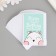 Stick Paper "Happy Birthday. Cute Owes" set of 50 pcs 8x5 cm