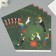 Scrapbooking paper "Exotic birds" density 180 grams set 5 pcs 30.5x32 cm