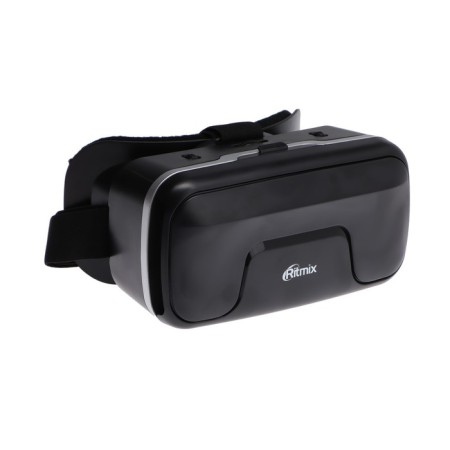 Virtual reality glasses RITMIX RVR-200, phones up to 8 cm wide, lens adjustment, black