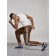 Joggers are sports male, size 50, brown color