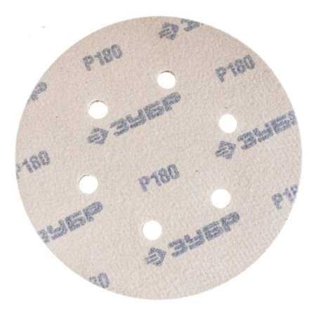 Circle of abrasive grinding bison 35566-150-180, perforated, P180, 150 mm, 5 pcs.-3
