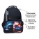 School backpack, 37 x 26 x 13 cm, ergonomic back, Calligrata ORT "Call in Fire"