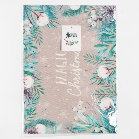 New Year's napkin on the table "New Year's magic" PVC, 40x29 cm-3