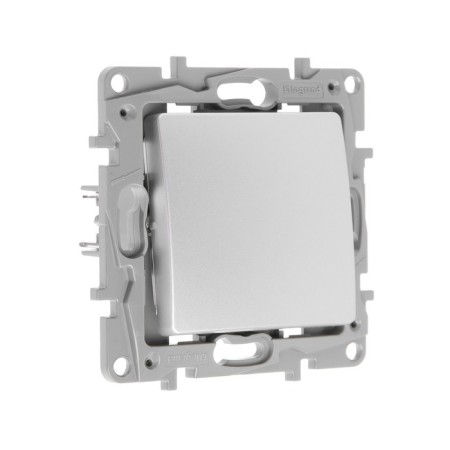 Switch Legrand Etika, 1-kl, Aut. Klema, 10AX, 250 V, aluminum