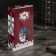 LED figure "Silver lantern with deer" 7 × 13 × 3.5 cm, plastic, batteries AG13x3, glow warm white