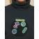 Jumper for girls, height 104 cm, black color