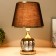 Monica table lamp E27 40W black-gold 27x27x43 cm Risalux