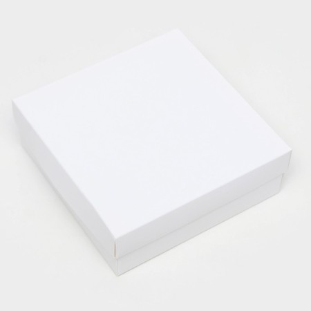 The box is folding, the lid is, white, 15 x 15 x 5 cm-1