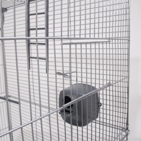 Birds Cage "Pigzon" No. 104-B, collapsible, 2 sections, 58 x 40 x 88cm, gray-8